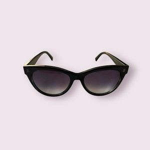 D'Blanc Felicity Black Crystal Gloss Grey‎ Gradient Sunglasses